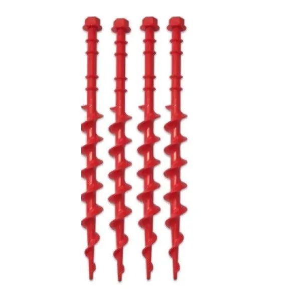 5 Piece - Screw Peg Large And Hex Drill Adaptor