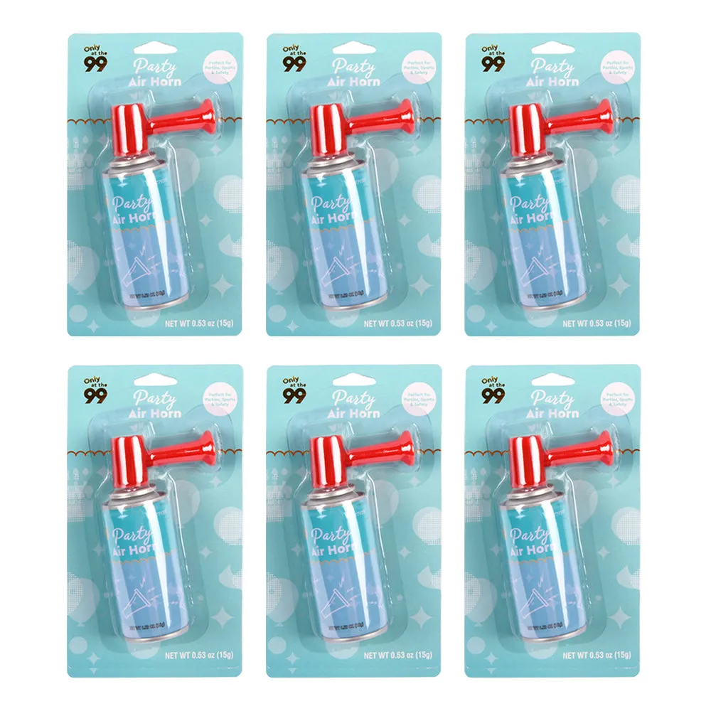 6pc Party Air Horn Pump Loud Noise Maker Camping Safety Sports Signal Emergency