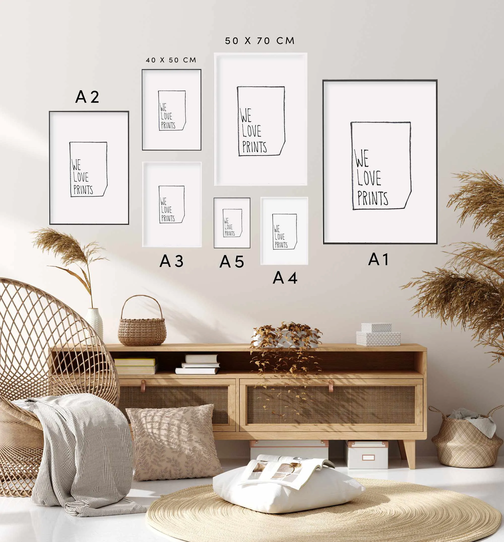 Binoculars Wall Art Print