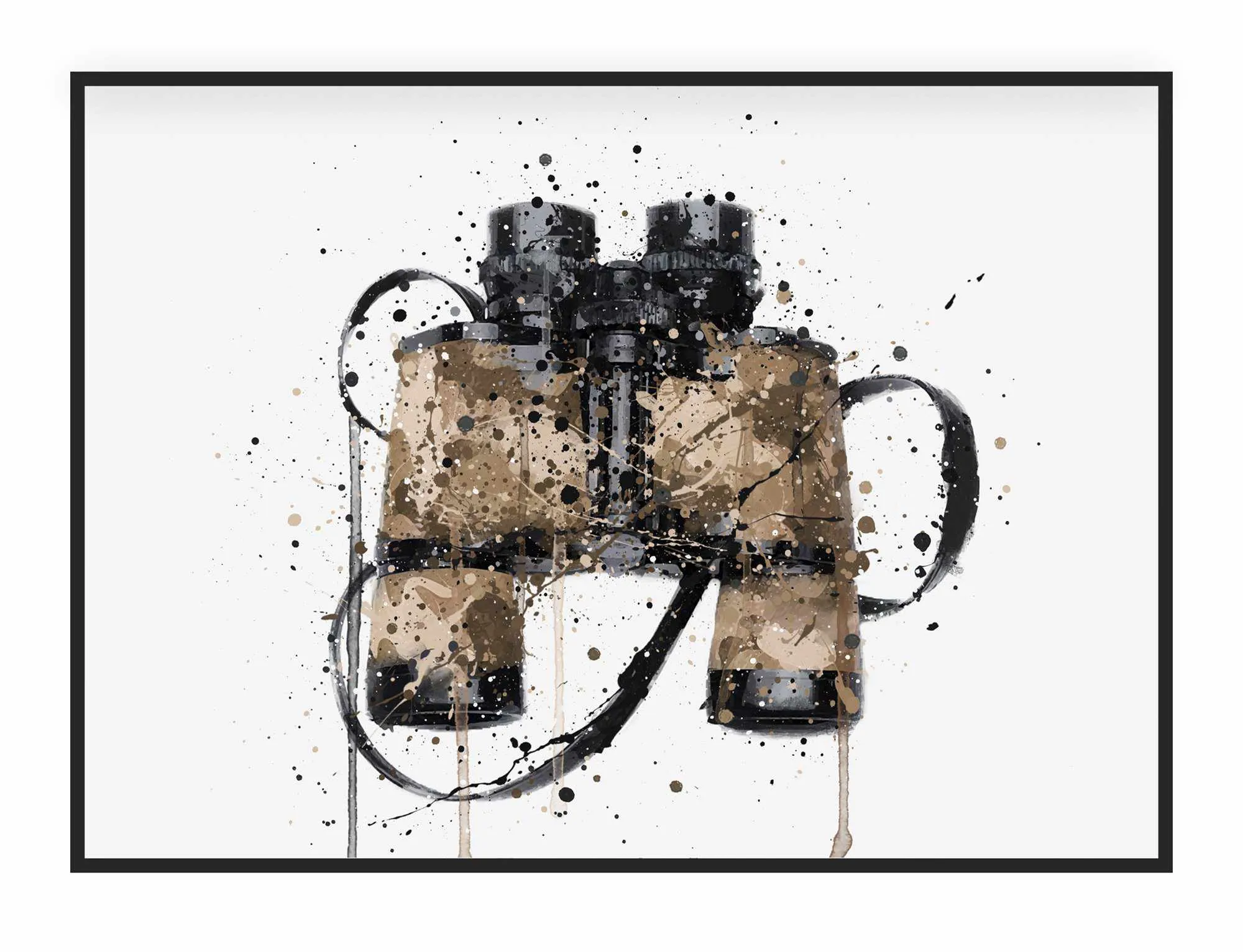 Binoculars Wall Art Print