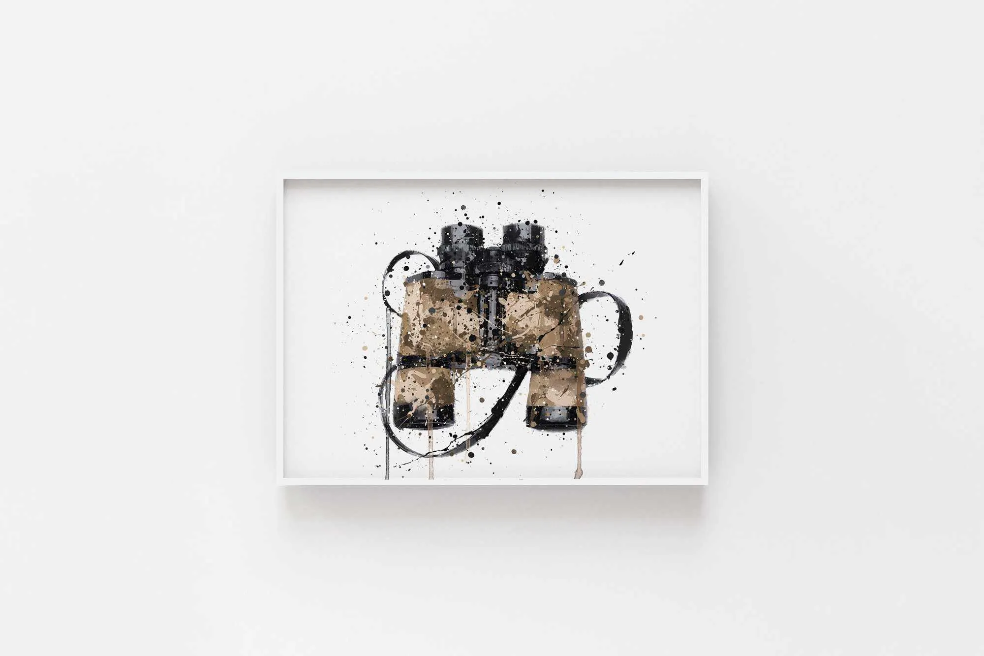 Binoculars Wall Art Print