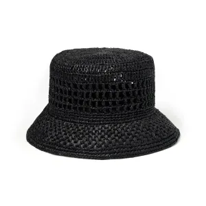 Camille Sun Hat - Black