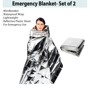 Emergency Blanket- Set of 2