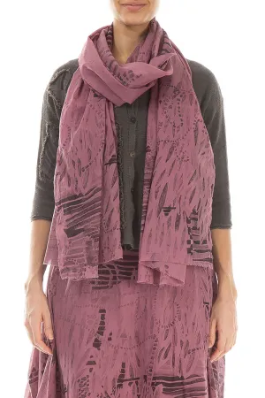 Mauve Taupe Serenity Cotton Scarf