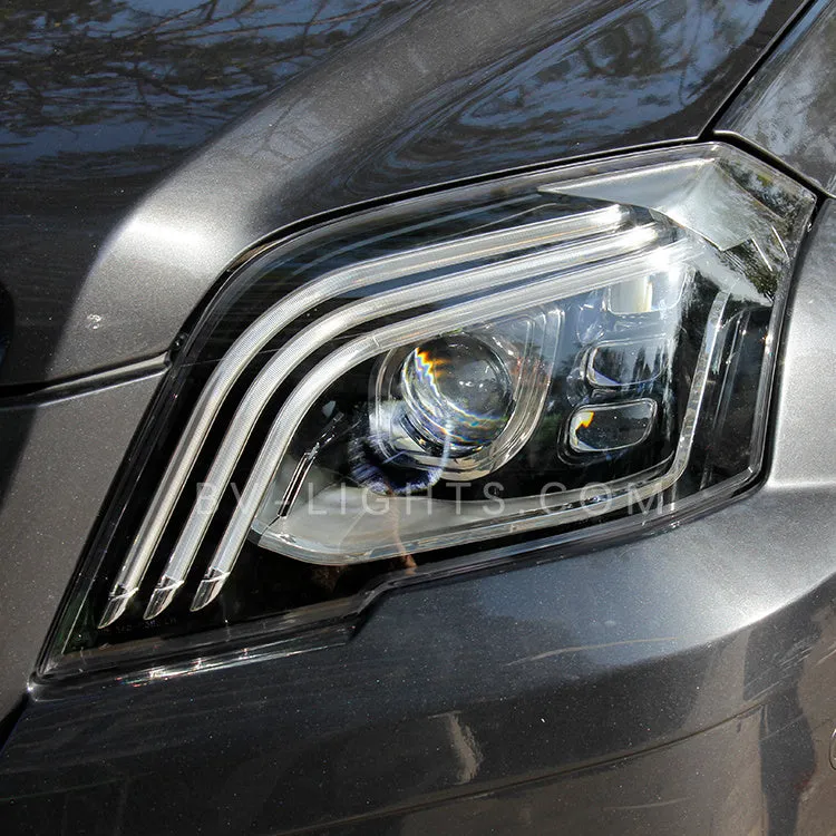 Mercedes-Benz GLK 2008-2012 Modified headlight assembly  Upgrade  LED headlights  led lens Daytime running light