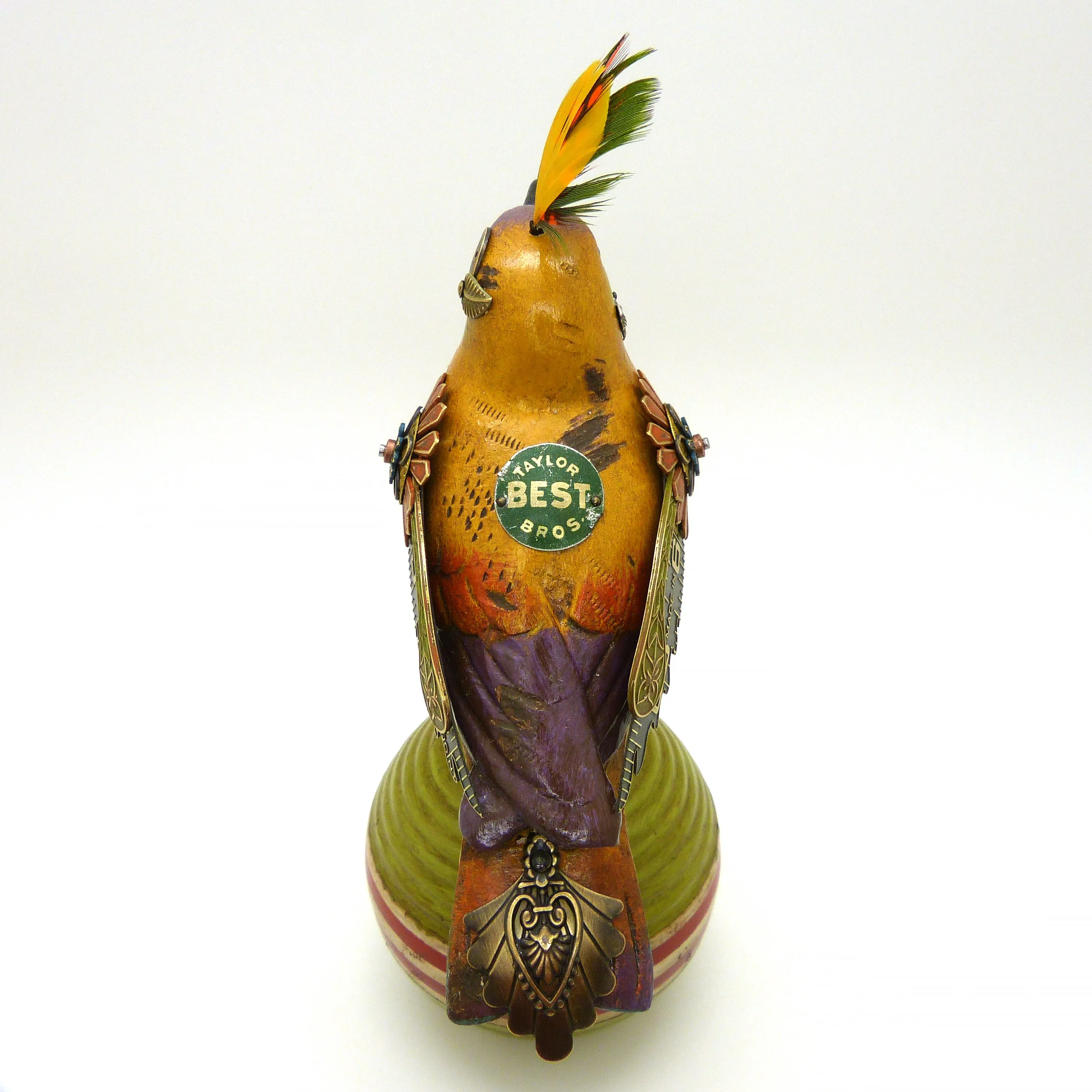 Mullanium Bird Croquet Ball Artists Jim Tori Mullan Steampunk Handmade B800