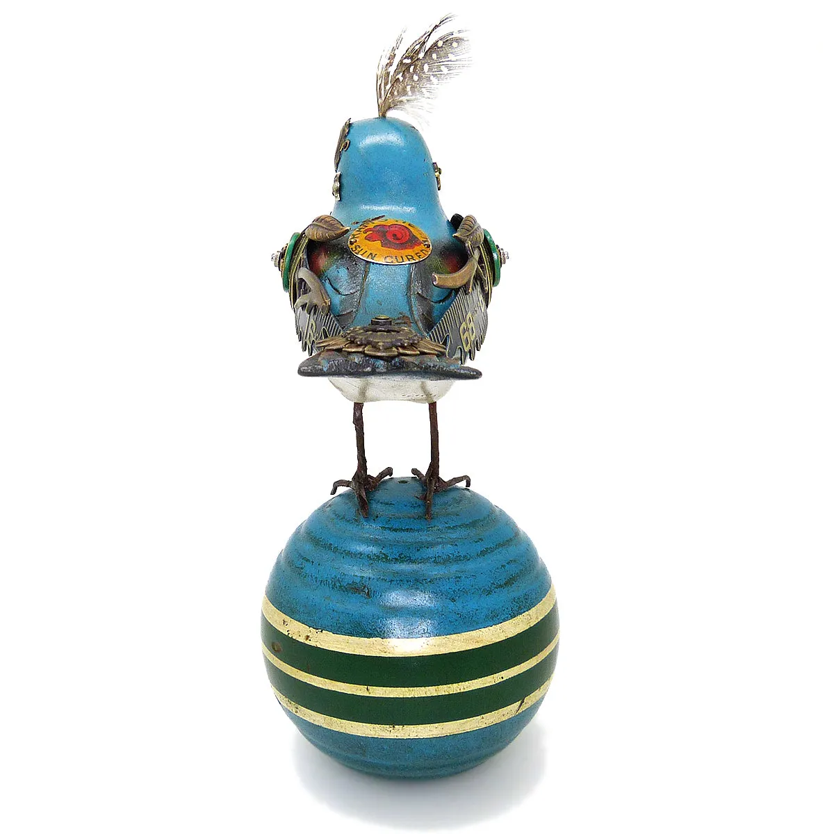 Mullanium Bird Croquet Ball Artists Jim Tori Mullan Steampunk Handmade B800