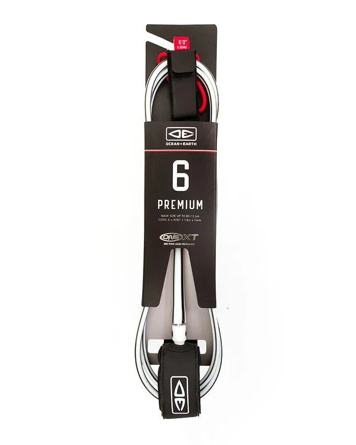 OCEAN & EARTH 6'0 PREMIUM XT ONE PIECE LEASH