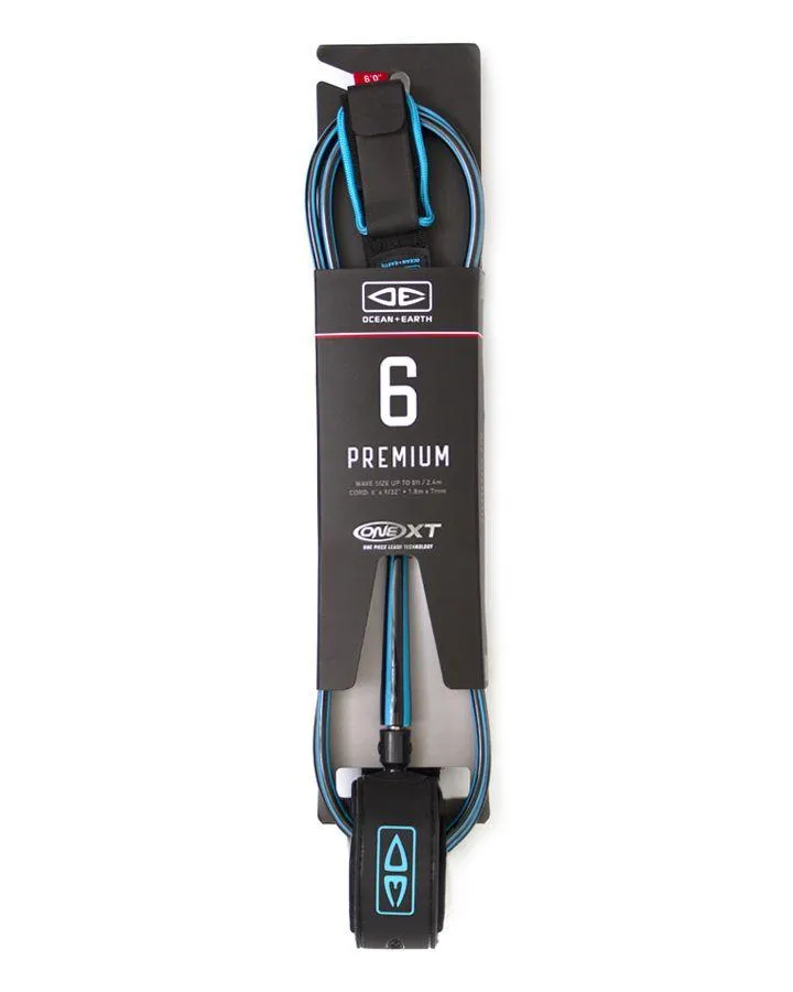OCEAN & EARTH 6'0 PREMIUM XT ONE PIECE LEASH