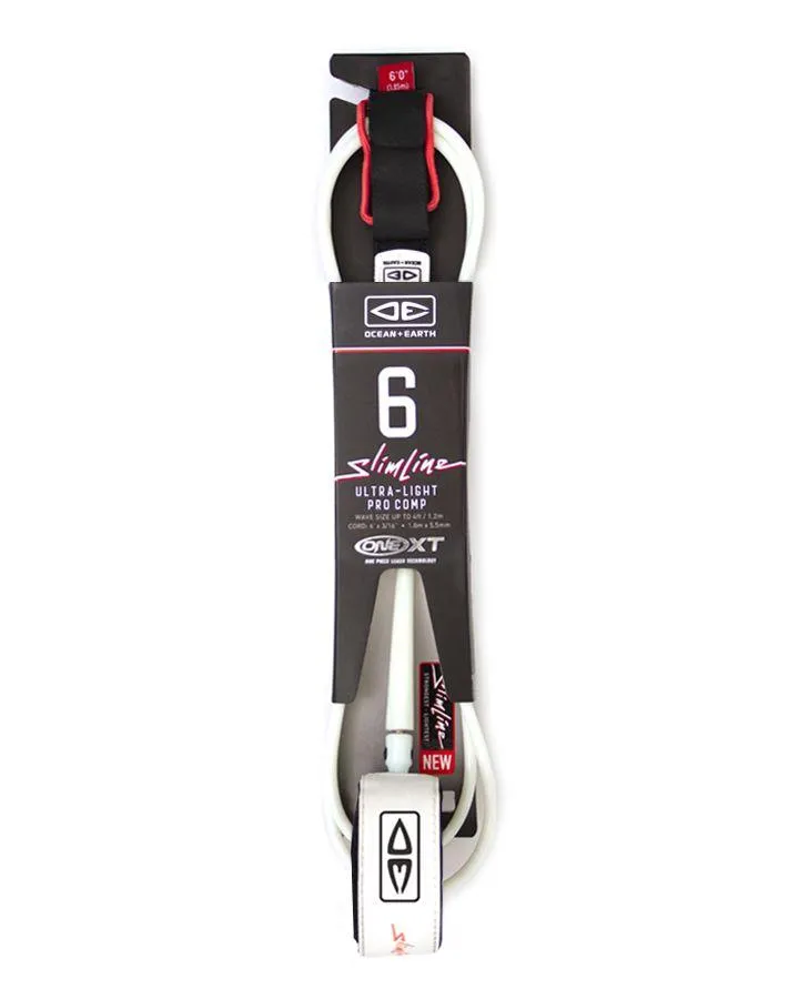 OCEAN & EARTH 6'0 SLIM LINE ONE PRO COMP LEASH