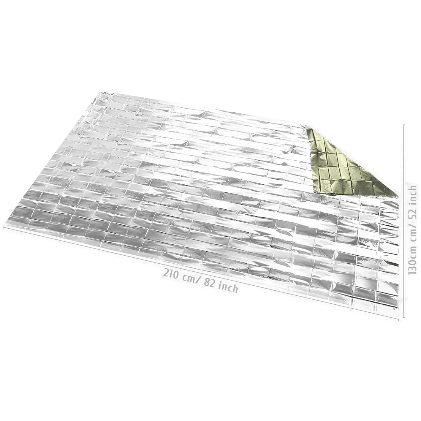 Space Blanket - Gold   Silver