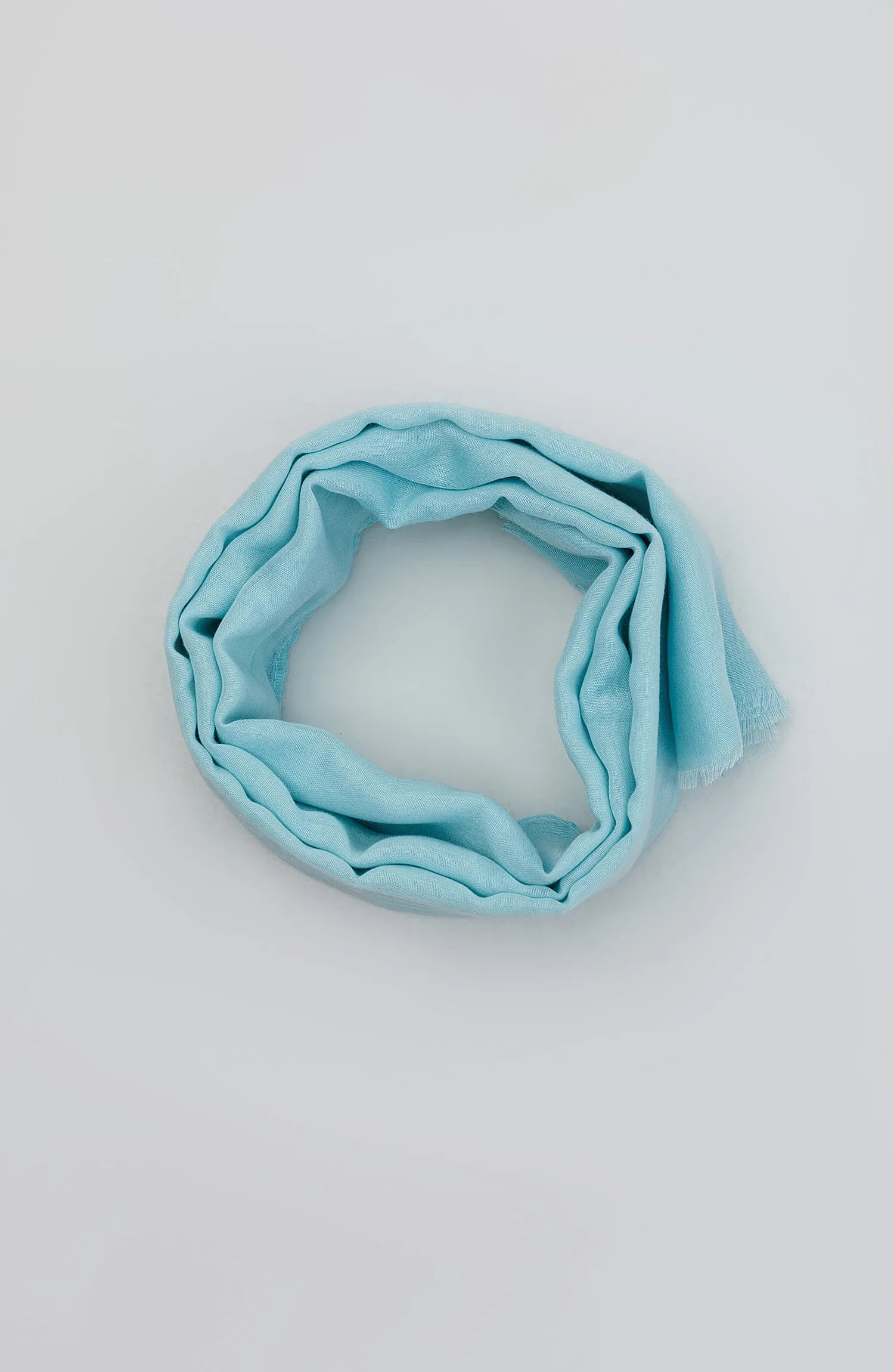 Stitched 1 Piece Dyed Cotton Scarf (WADC23W-1009)