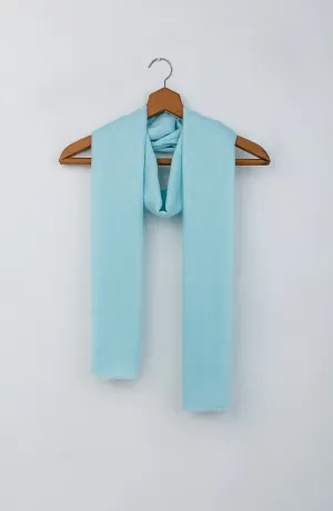 Stitched 1 Piece Dyed Cotton Scarf (WADC23W-1009)
