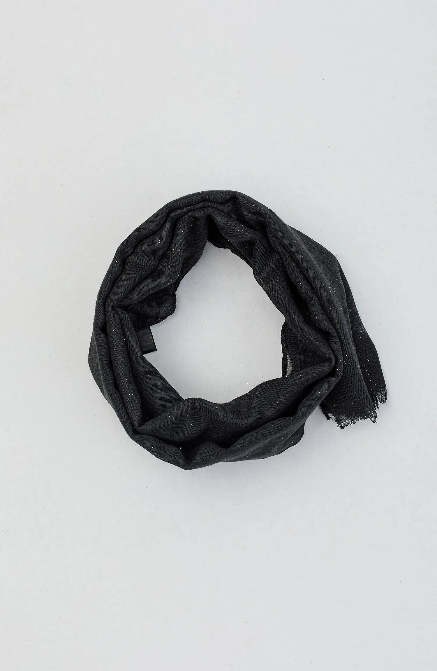Stitched 1 Piece Dyed Cotton Scarf (WADC23W-1021)