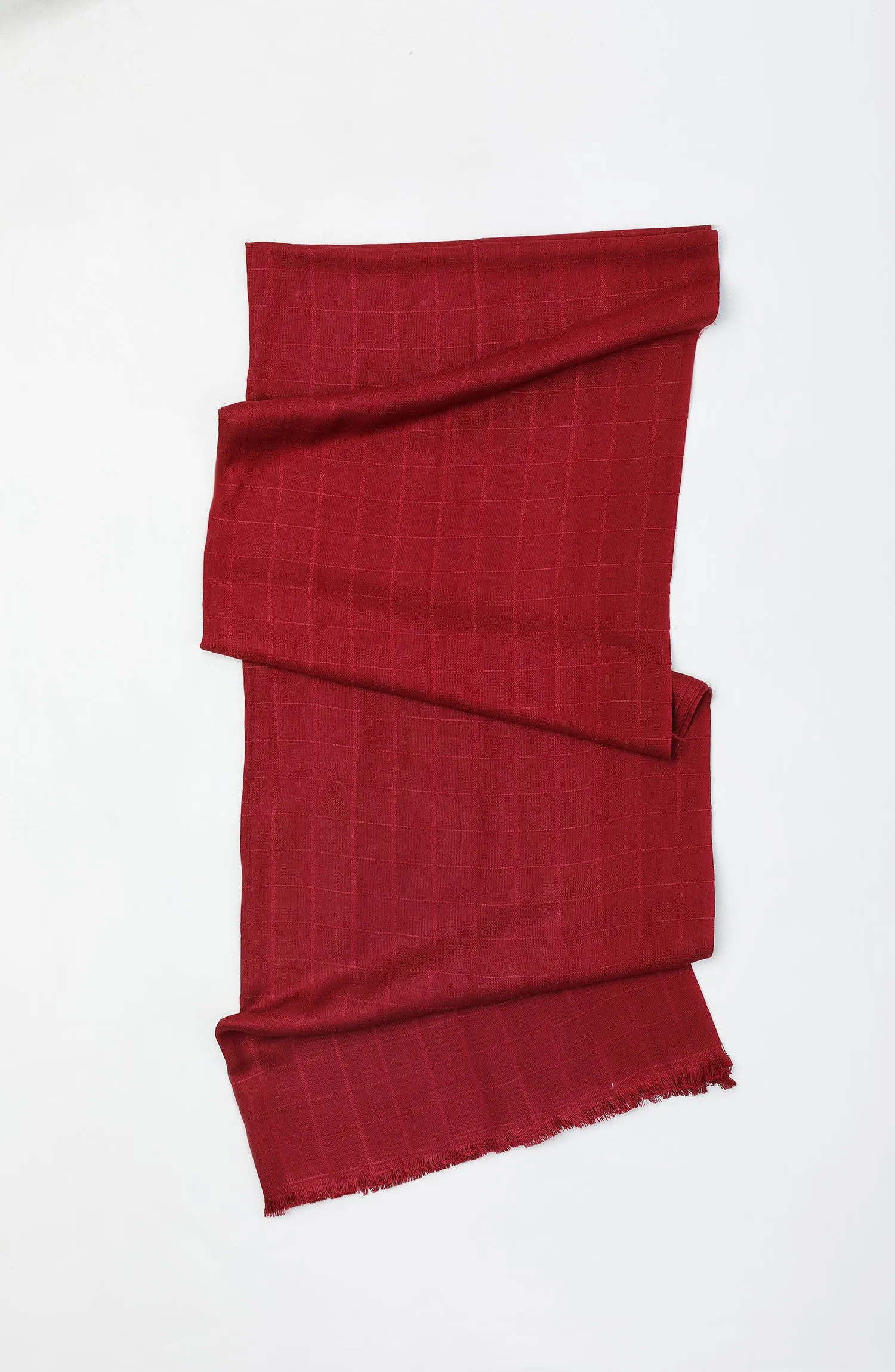 Stitched 1 Piece Dyed Cotton Scarf (WADC23W-1024)