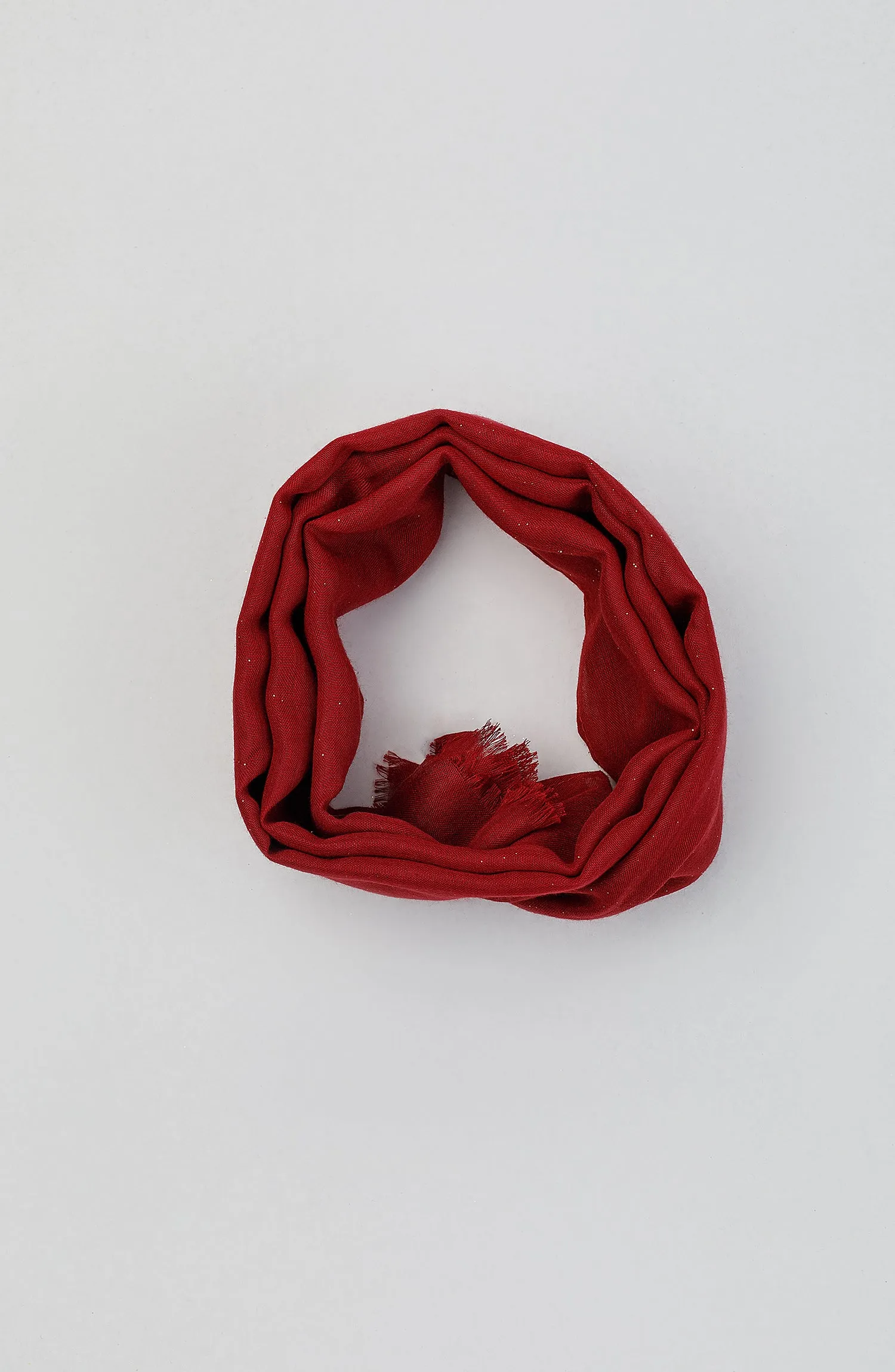Stitched 1 Piece Dyed Cotton Scarf (WADC23W-1024)