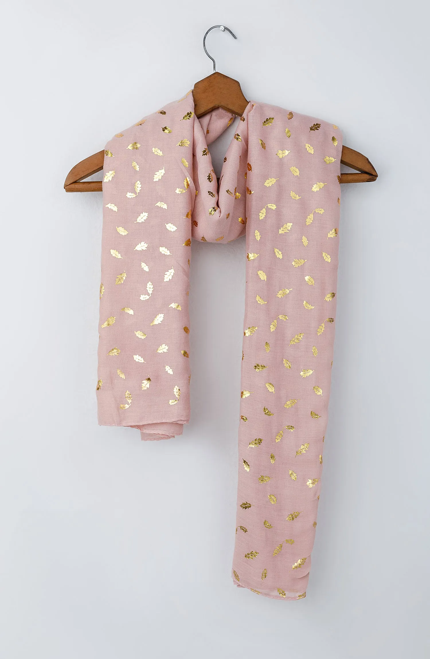 Stitched 1 Piece Dyed Cotton Scarf (WADC23W-1051)
