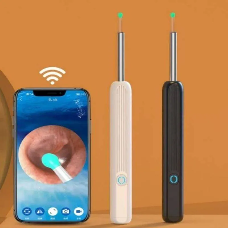 Visible wax elimination spoon load otoscope Ear Cleaner Ear wax removal tool Suitable for Android iOS phones