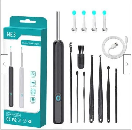 Visible wax elimination spoon load otoscope Ear Cleaner Ear wax removal tool Suitable for Android iOS phones