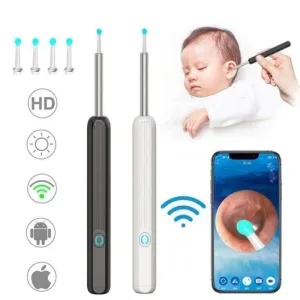 Visible wax elimination spoon load otoscope Ear Cleaner Ear wax removal tool Suitable for Android iOS phones