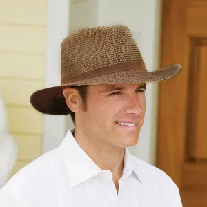 Wallaroo Hats Outback Mens Sun Hat - Brown OUT