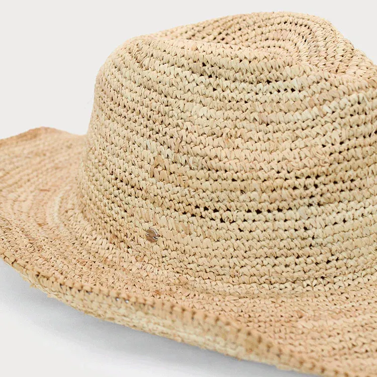 Winton Crochet Fedora - Natural