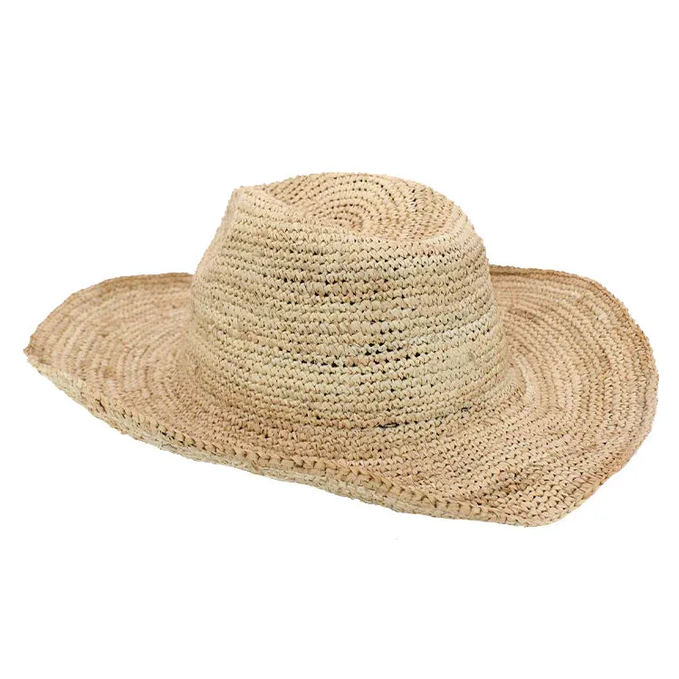 Winton Crochet Fedora - Natural